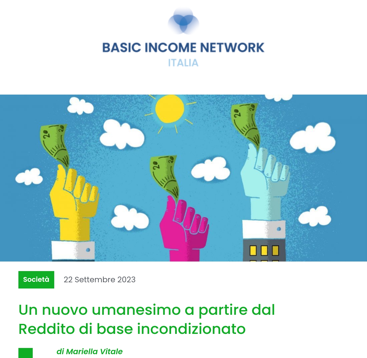 Bin Italia presenta RED Reddito Europa Diritti