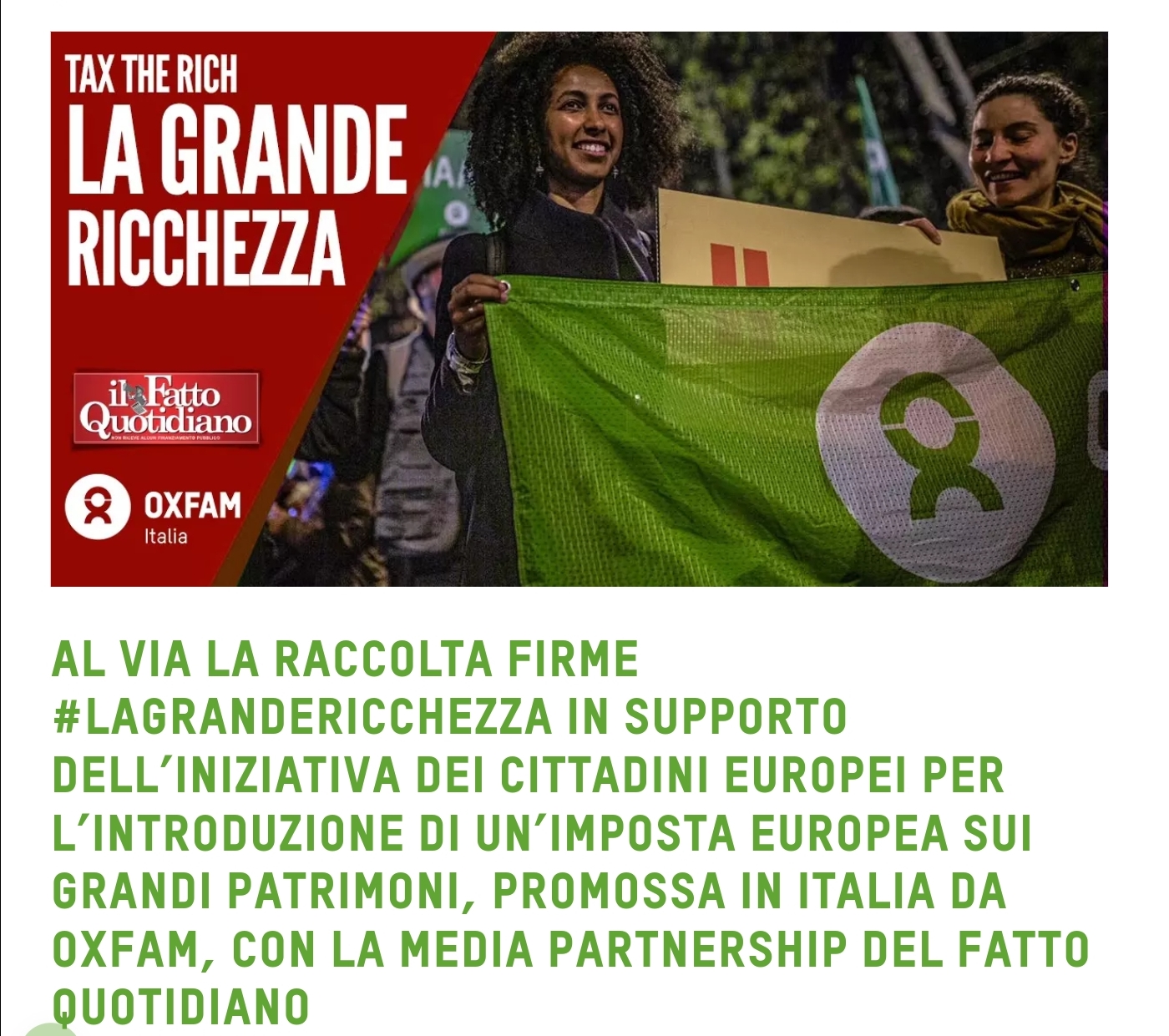 LA GRANDE RICCHEZZA: UN’IMPOSTA EUROPEA SUI GRANDI PATRIMONI