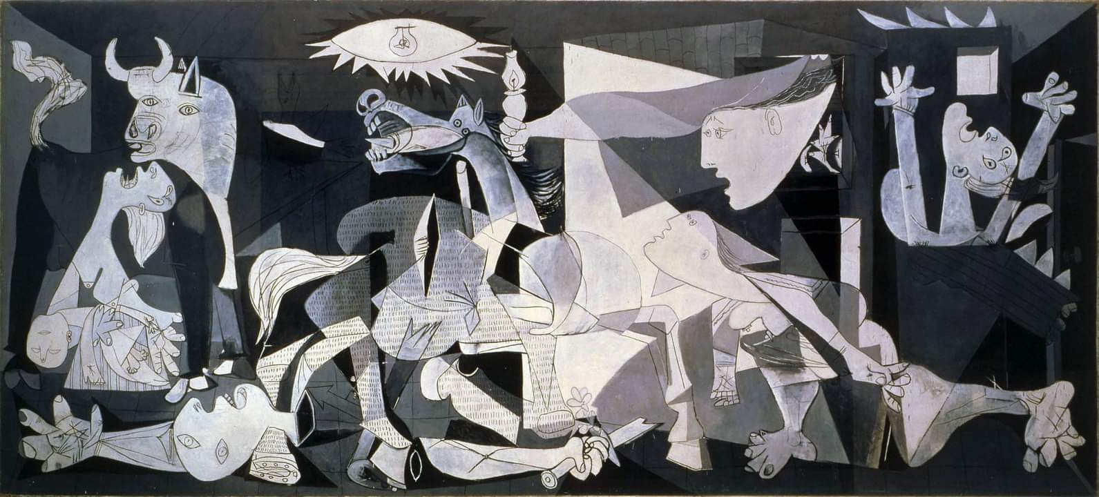 Pablo Picasso, Guernica, Museo Nacional Centro de Arte Reina Sofía, Madrid, Spagna.