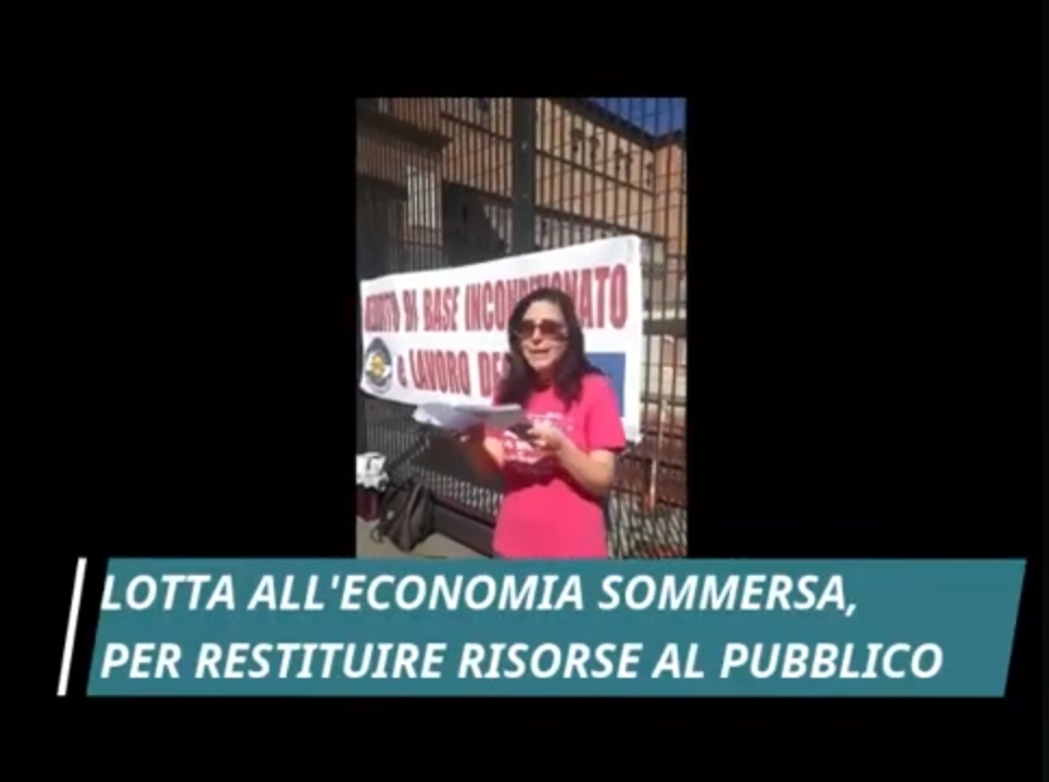 Manifesto RED parte sesta: lotta all’economia sommersa per recuperare enormi capitali alla collettività